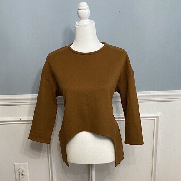 Maple & Cliff Cutout Sweater Brown Fall Autumn XL - Picture 3 of 8